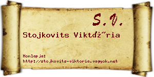 Stojkovits Viktória névjegykártya